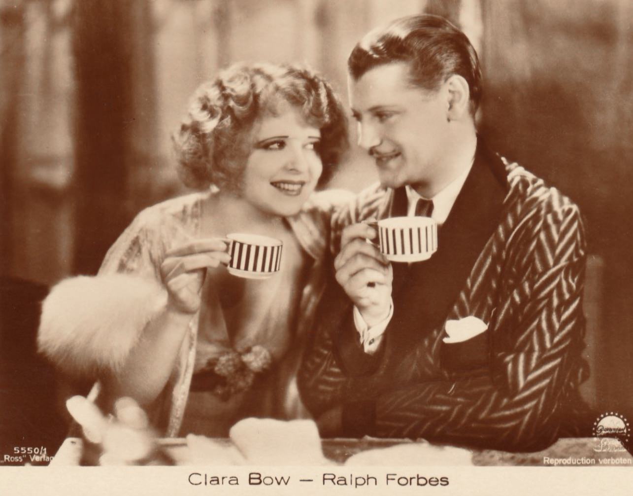 Clara Bow and Ralph Forbes in ‘Her Wedding Night’, 1930