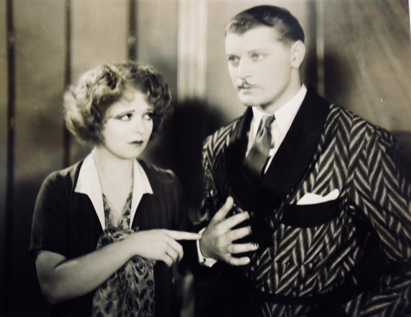 Clara Bow and Ralph Forbes in ‘Her Wedding Night’, 1930