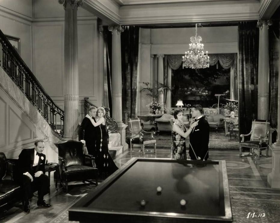 Clara Bow and Ralph Forbes in ‘Her Wedding Night’, 1930