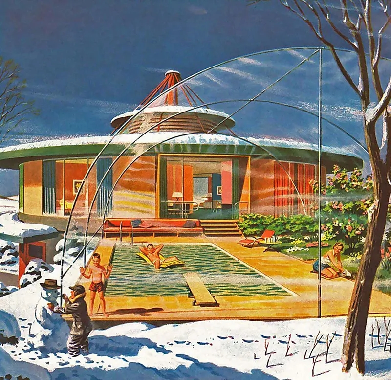 The bright side of atomic energy.