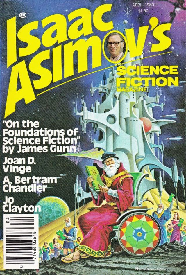 #1 Asimov’s Science Fiction cover, April 1980
