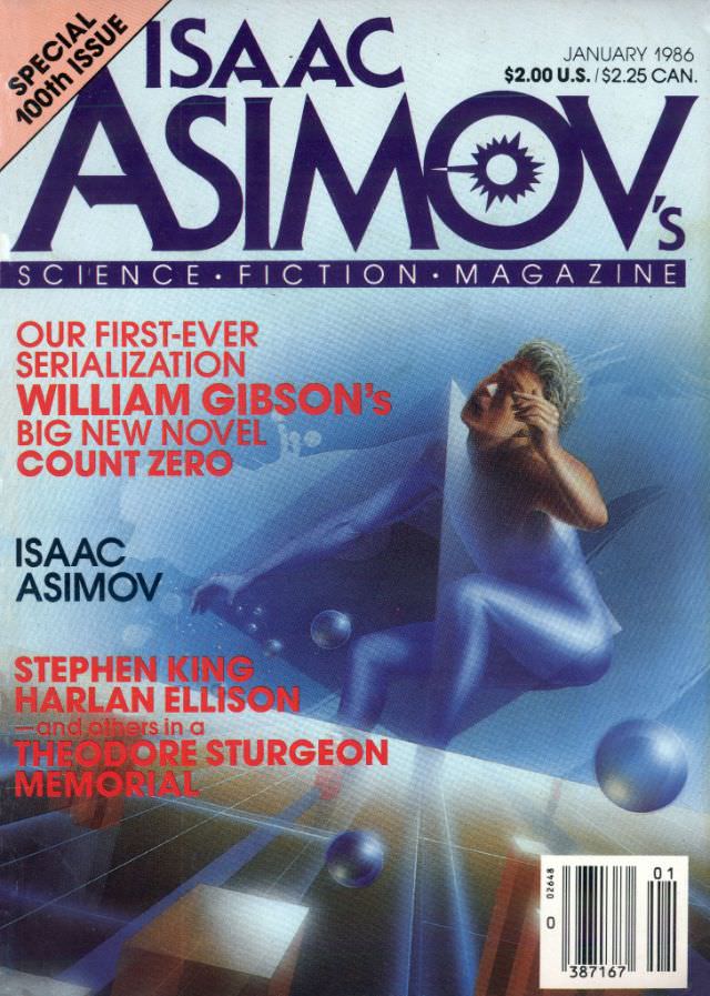 #14 Asimov’s Science Fiction cover, January 1986