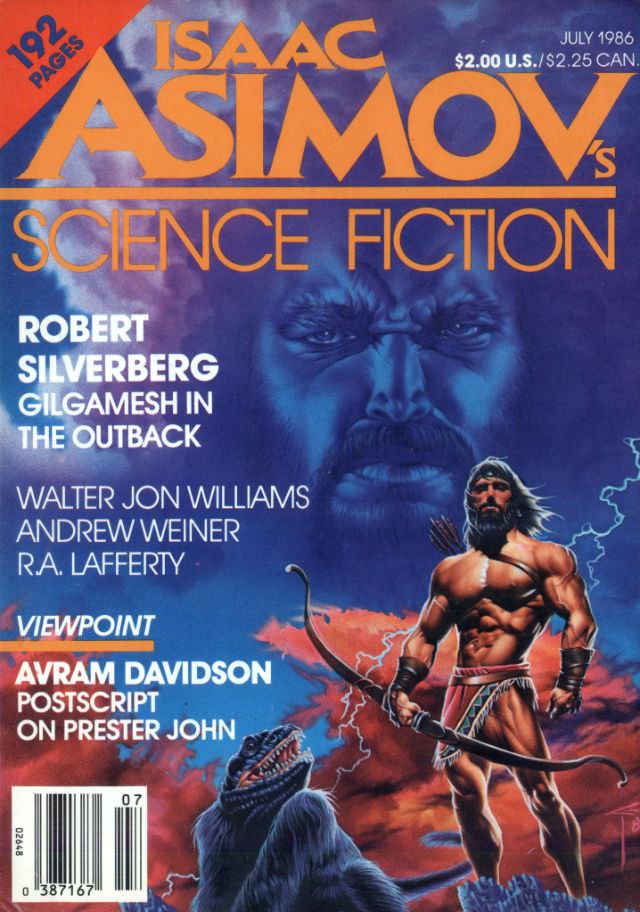#15 Asimov’s Science Fiction cover, July 1986