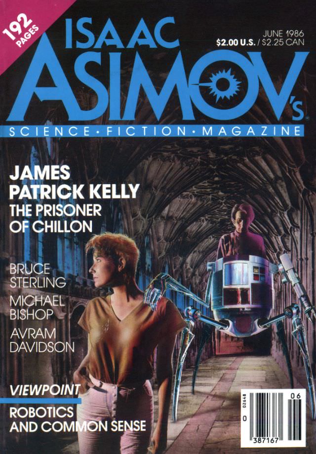 #16 Asimov’s Science Fiction cover, June 1986