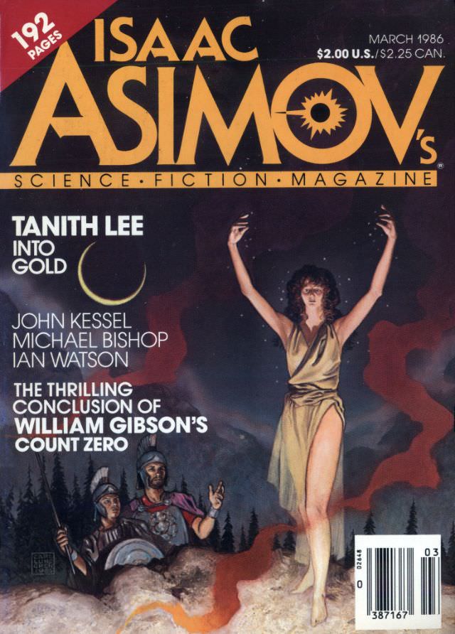 #17 Asimov’s Science Fiction cover, March 1986