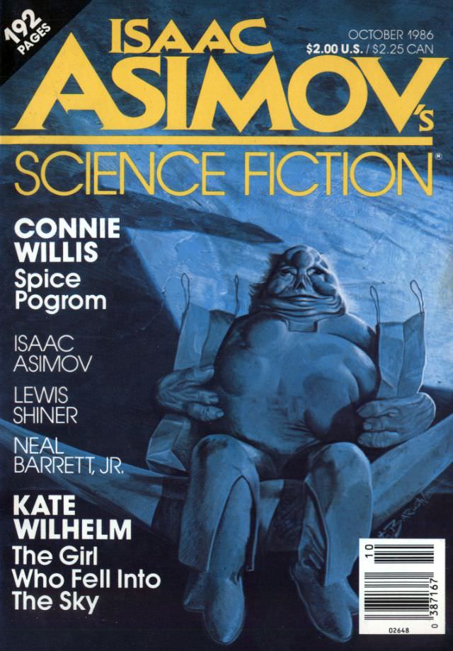 #20 Asimov’s Science Fiction cover, October 1986