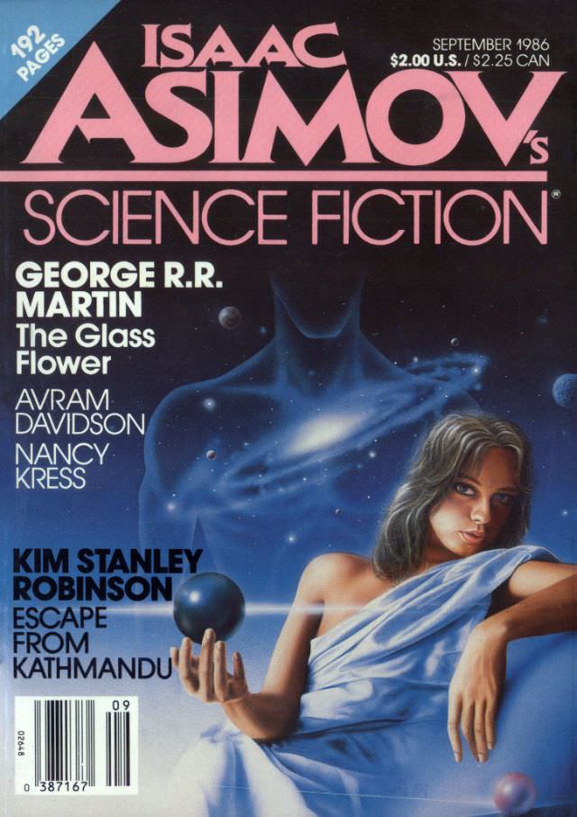 #21 Asimov’s Science Fiction cover, September 1986