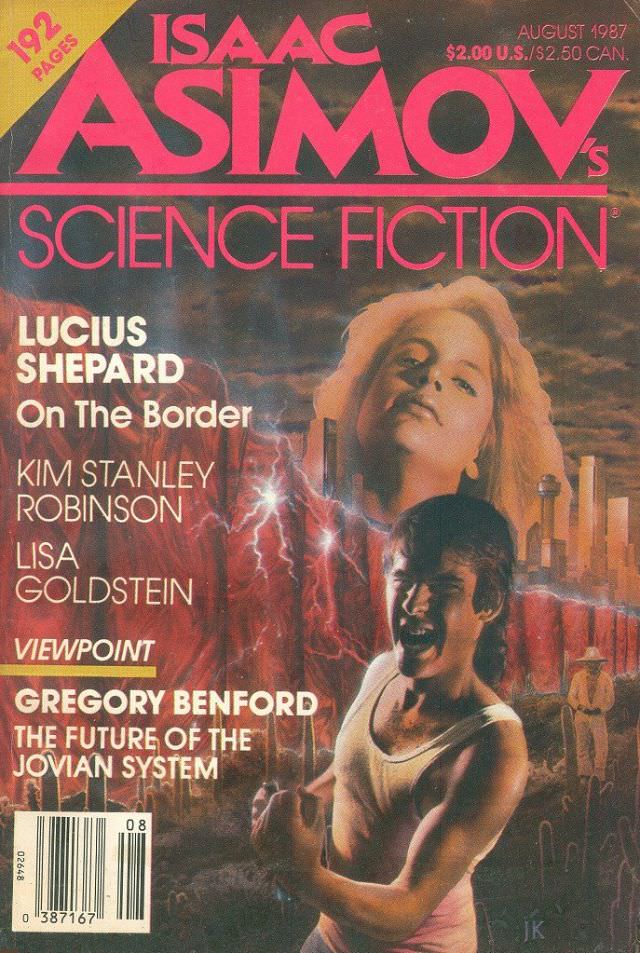 #22 Asimov’s Science Fiction cover, August 1987