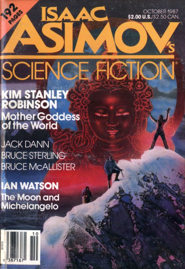 #26 Asimov’s Science Fiction cover, October 1987