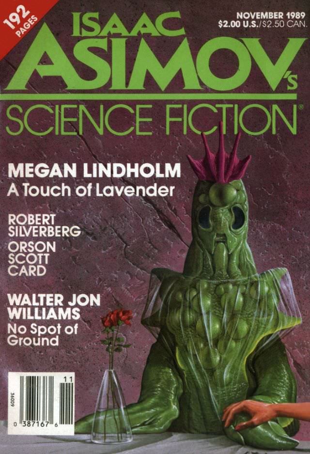 #33 Asimov’s Science Fiction cover, November 1989