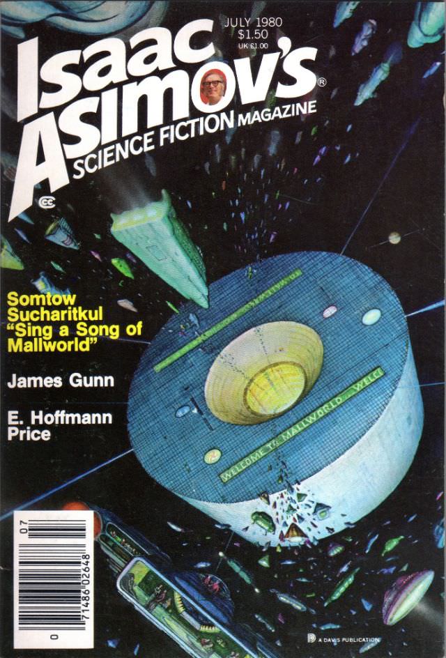 #4 Asimov’s Science Fiction cover, July 1980