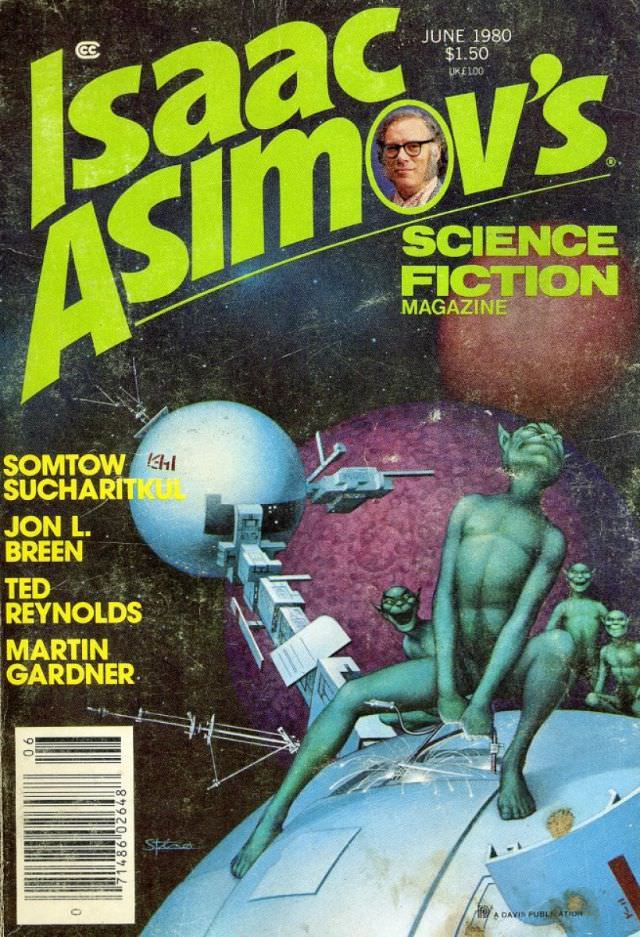 #5 Asimov’s Science Fiction cover, June 1980