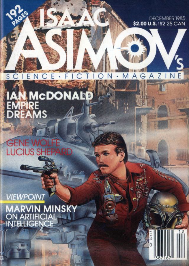 #8 Asimov’s Science Fiction cover, December 1985