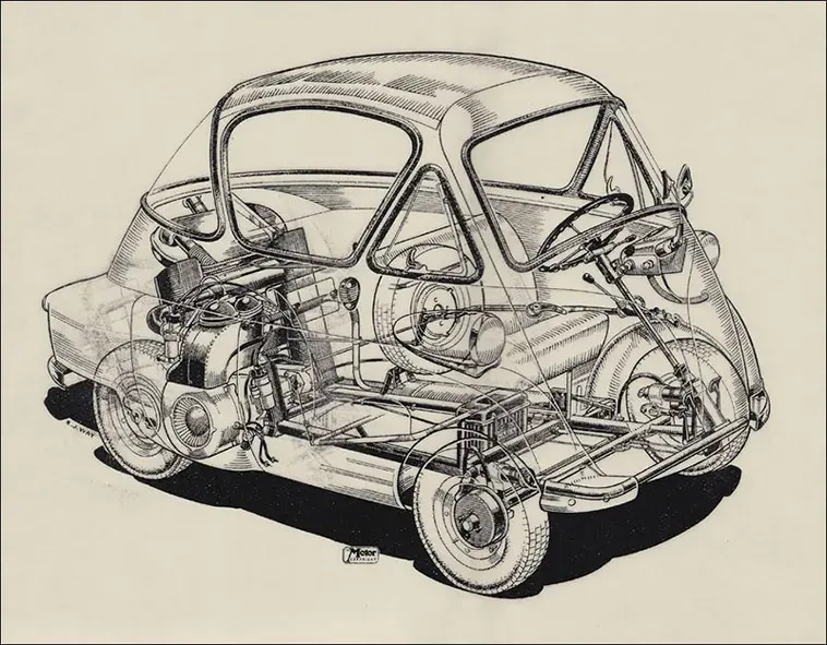 The Isetta: The Unique Microcar from the 1950s that was too ahead of its time Vehicles &; Transporta
