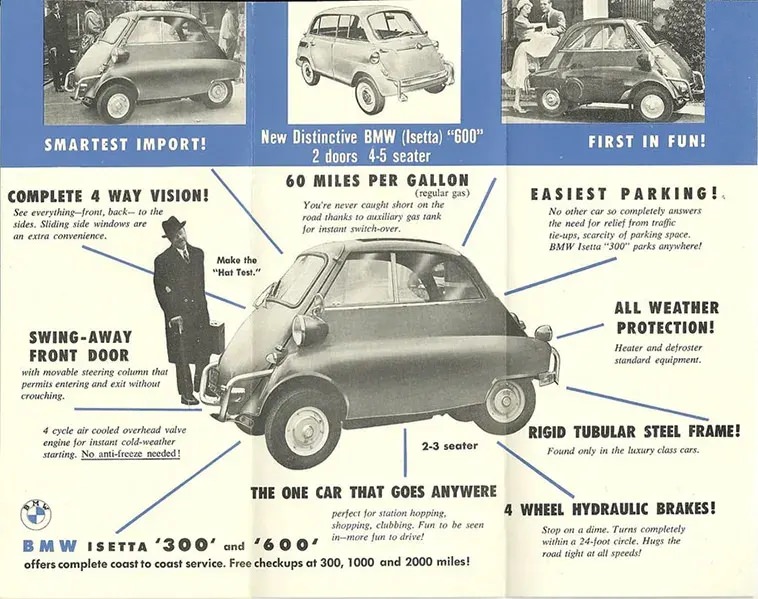 The Isetta: The Unique Microcar from the 1950s that was too ahead of its time Vehicles &; Transporta