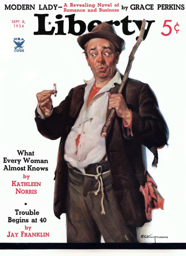 #15 Liberty cover, September 8, 1934