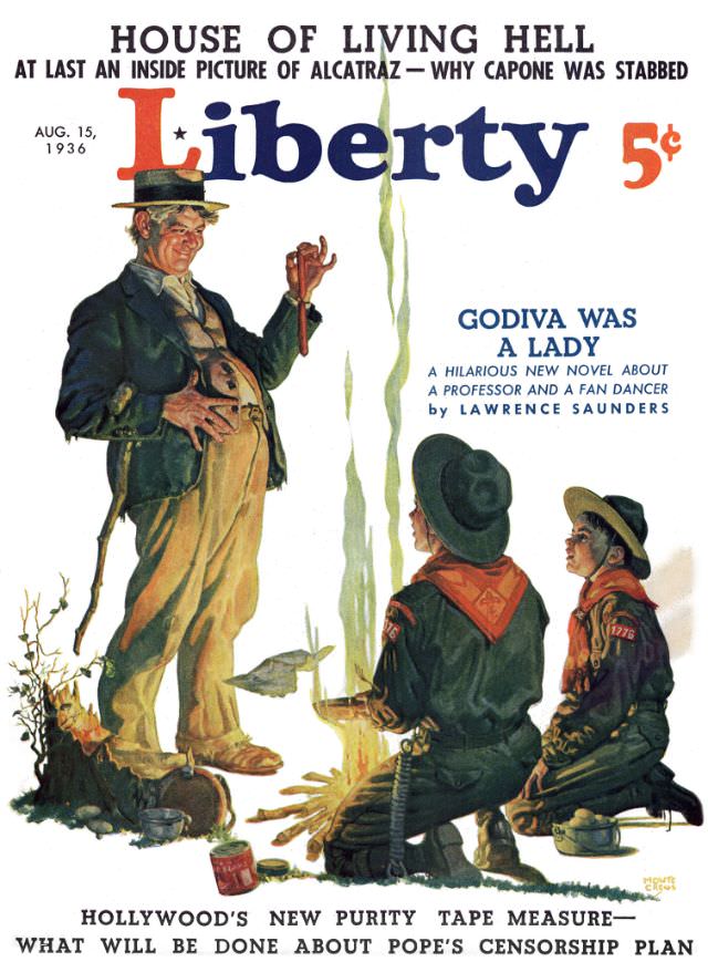 #18 Liberty cover, August 15, 1936