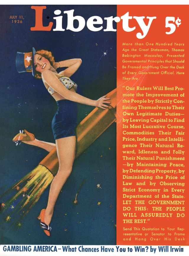 #19 Liberty cover, July 11, 1936