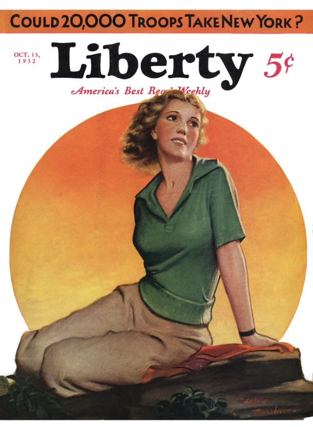 #6 Liberty cover, October 15, 1932