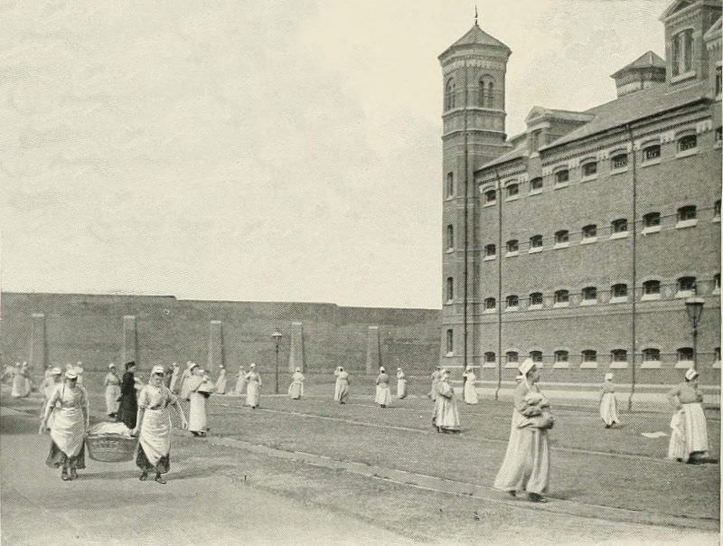 #22 The “Baby Parade” at female part of Wormwood Scrubs Gaol.