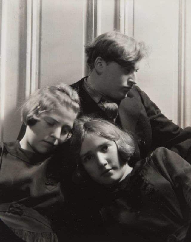 #31 Yehudi, Yaltah and Hephzibah Menuhin, 1935.