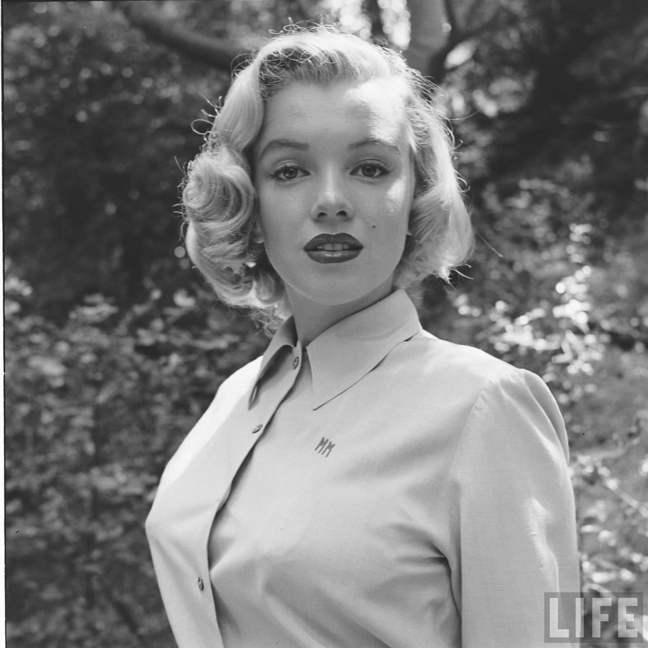 The Girl Next Door: Iconic Photographs of Marilyn Monroe Hiking in the Woods, 1950 Celebrities