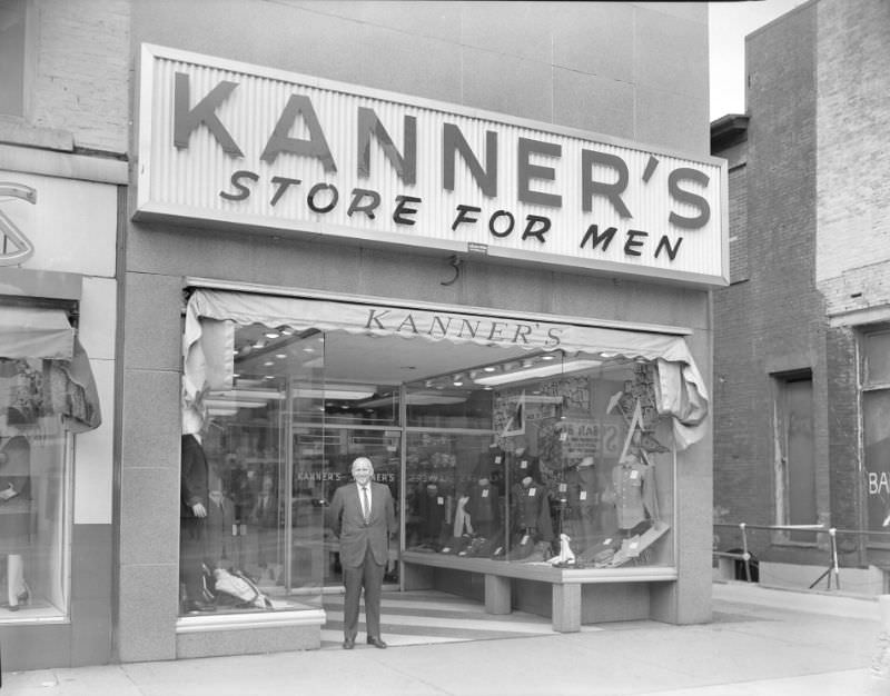 #13 Kanner’s men’s store, Massillon, Ohio, August 1966