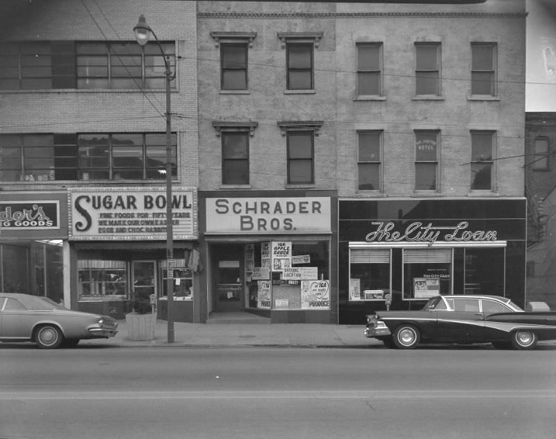 #14 Schrader Bros., Sugar Bowl, The City Loan, Massillon, Ohio, April 1966