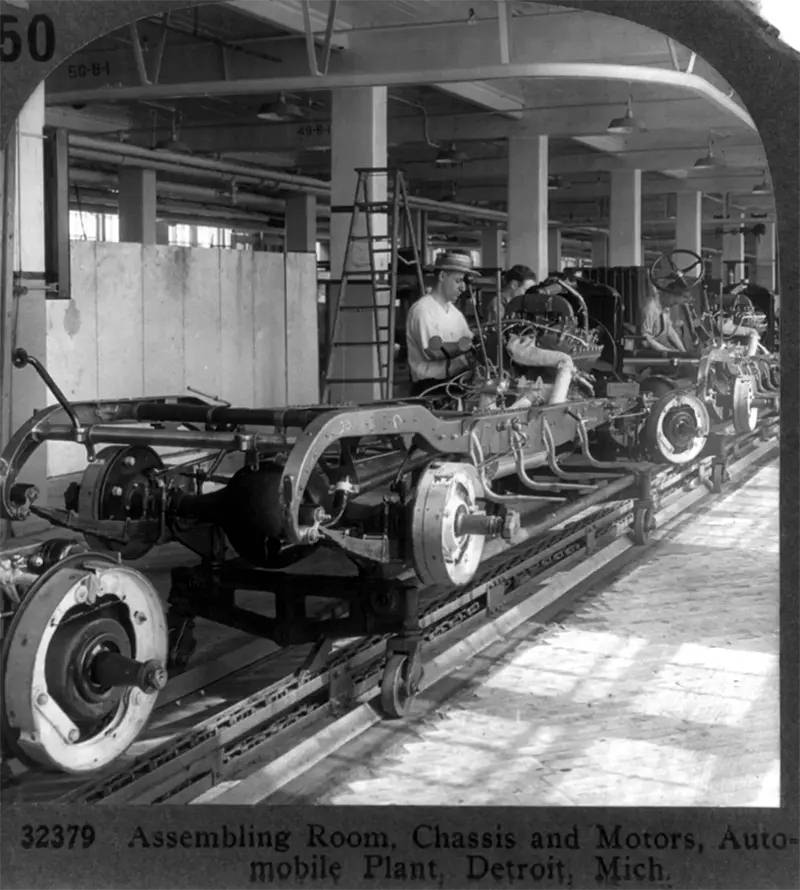 The Model T Revolution: The Impact of Assembly Line Mass-Production in the 1910s and 1920s Vehicles