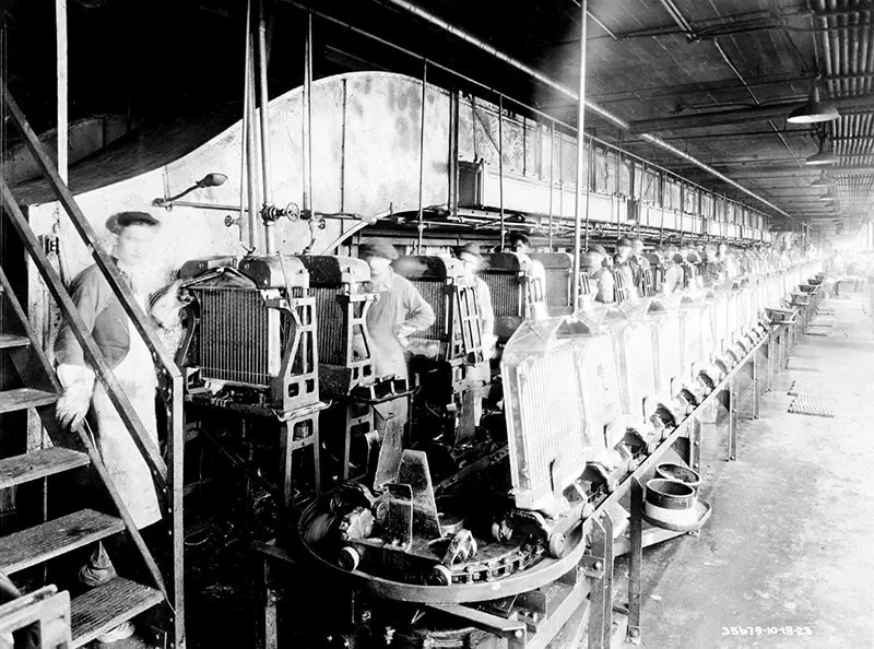 The Model T Revolution: The Impact of Assembly Line Mass-Production in the 1910s and 1920s Vehicles