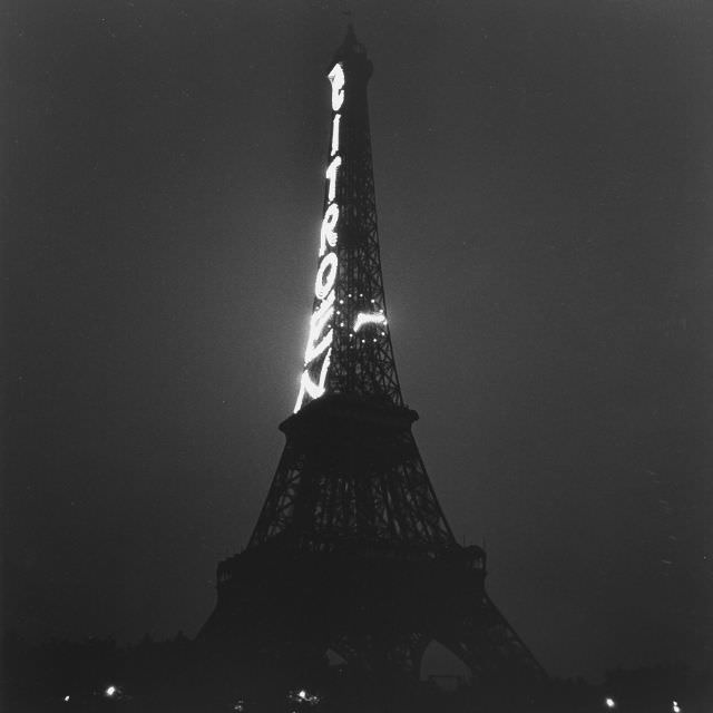 #8 Eiffel Tower, Paris, 1935.