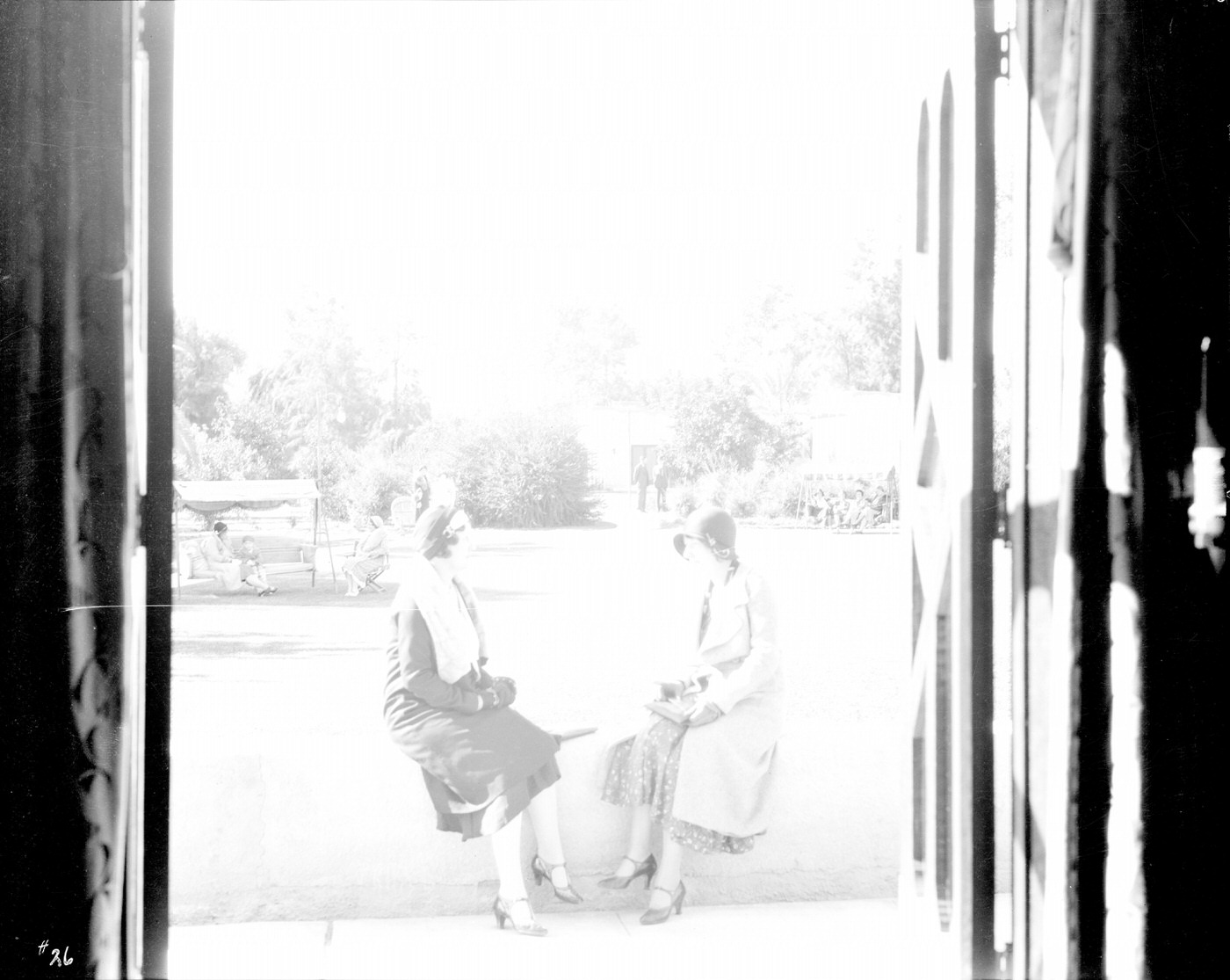 #141 Wigwam Resort Guests on Grounds, 1930s