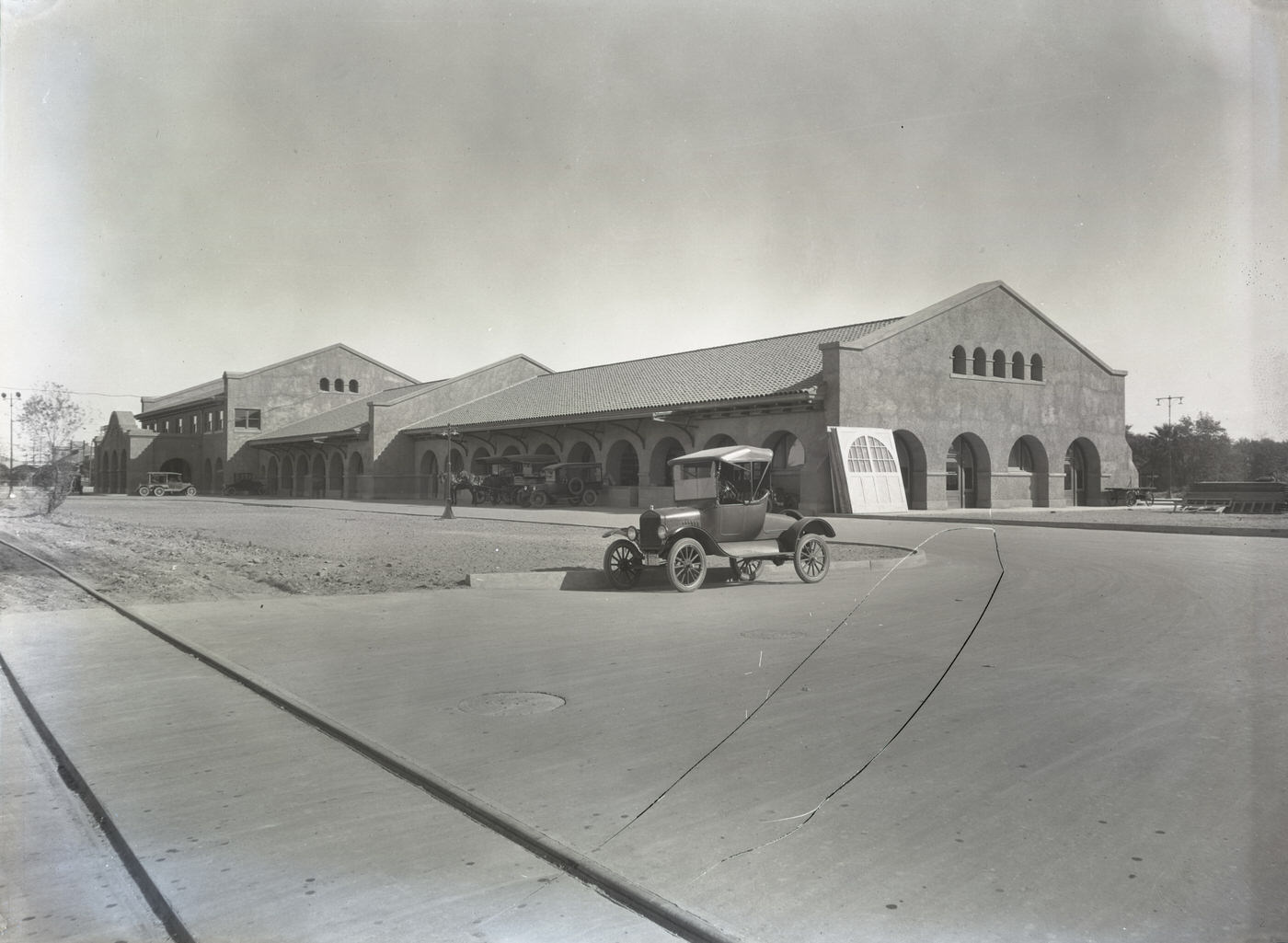 #172 Maricopa County Courthouse at Night, 1930s