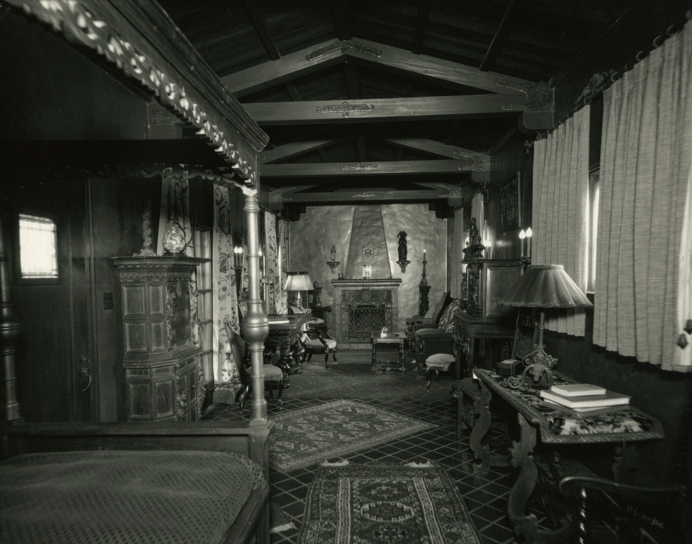 #49 J. J. Lewis Residence Bedroom, 1930s