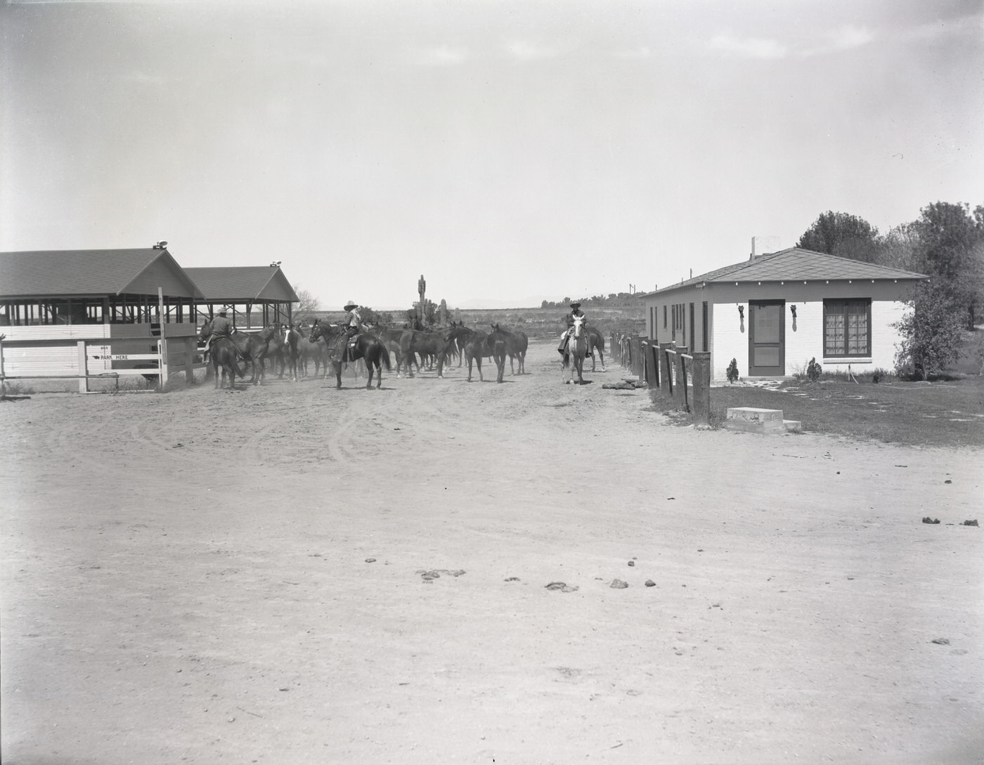 #52 Wigwam Resort Horse Corral, 1930s