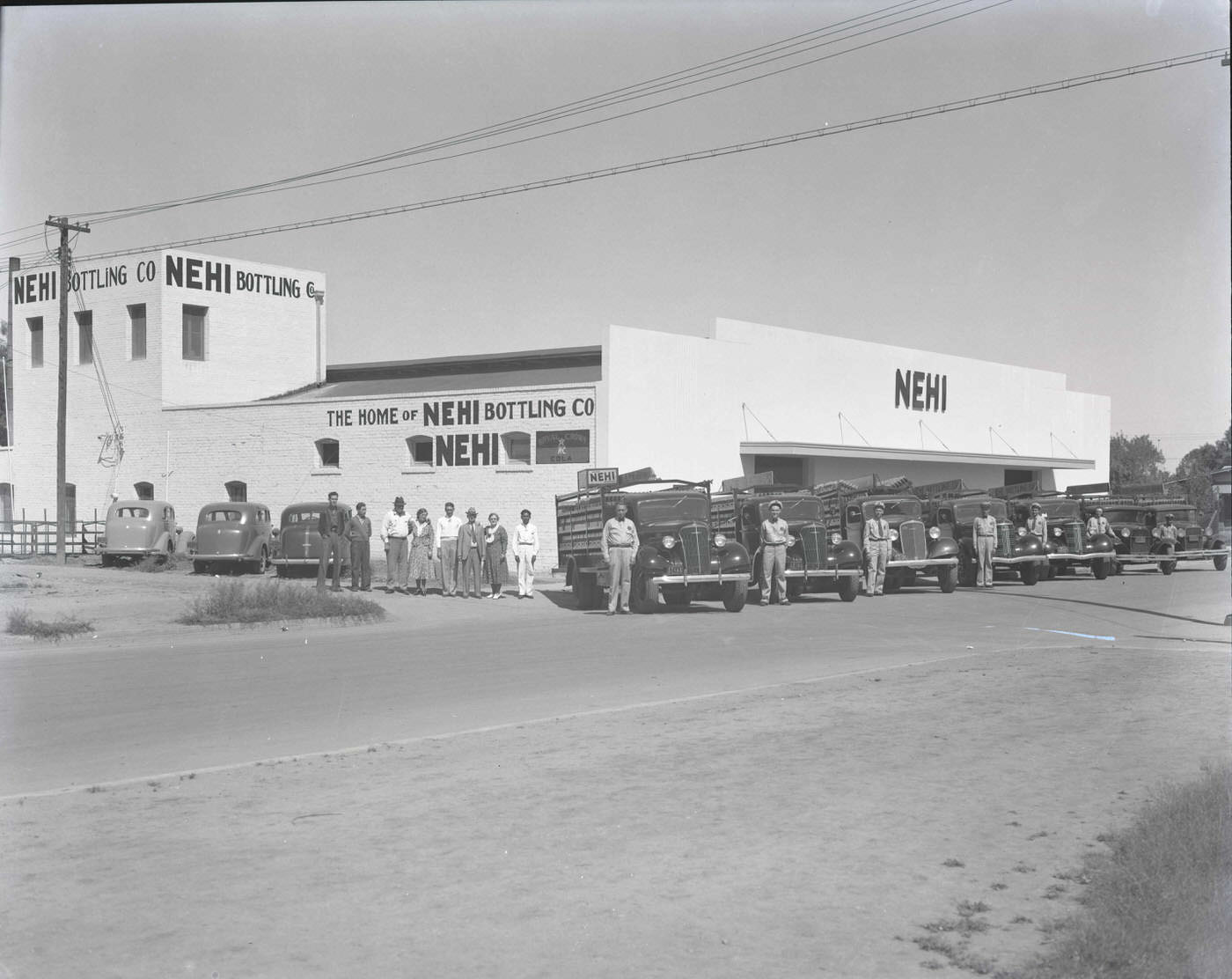 #59 Employees in Front of Nehi Bottling Co. Building, 1930s