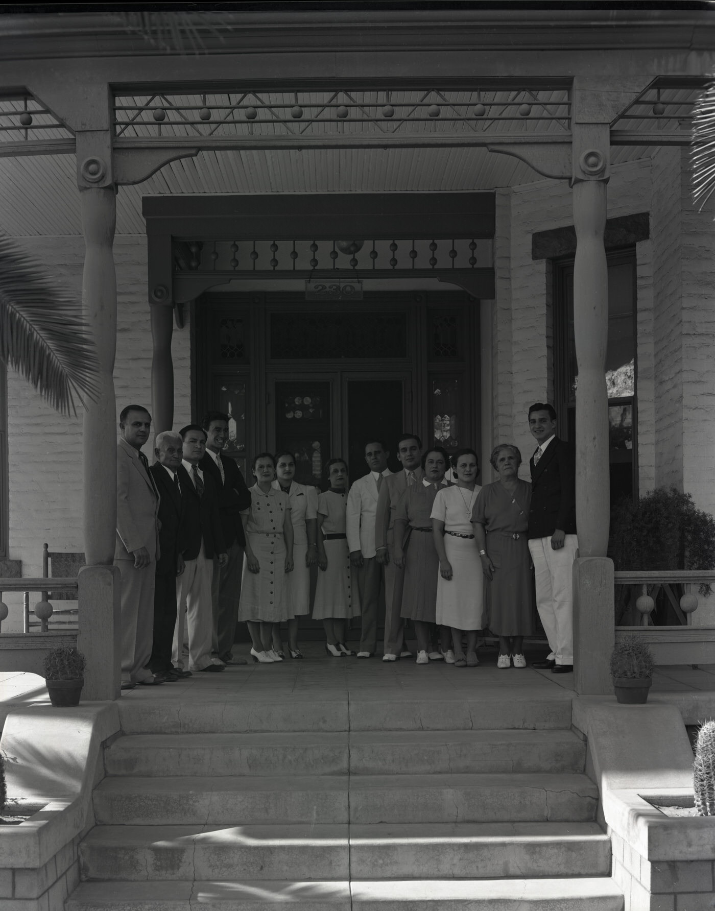 #62 Grosso Family. In 1938, the Grosso family lived at 230 E. Monroe St. in Phoenix. This picture was taken approximately 3 months before Charles Grosso was killed in an airplane crash.