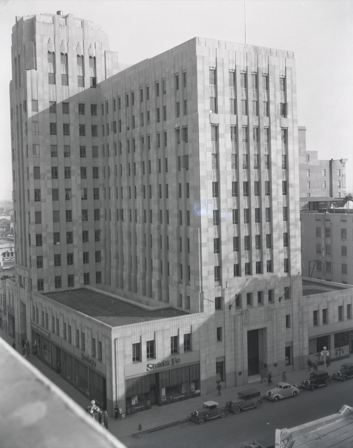 #99 Professional Building Exterior, 1930s. This building was located on the corner of Central Ave. and Monroe Rd. in Phoenix.