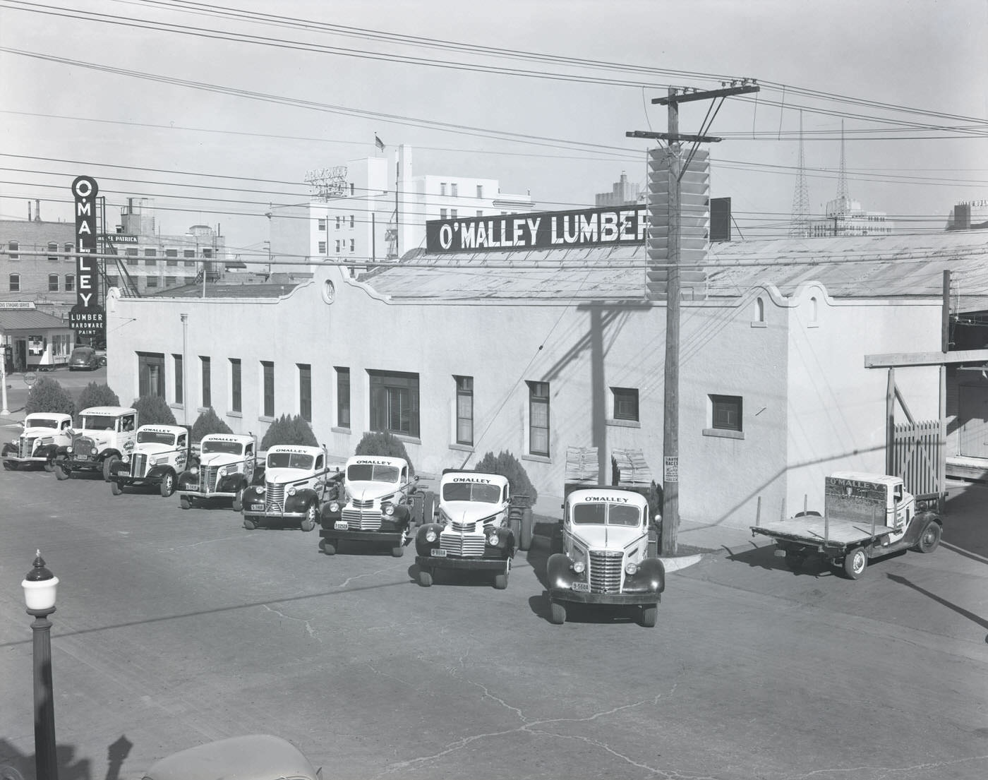 #11 O’Malley Lumber Co. Trucks, 1941