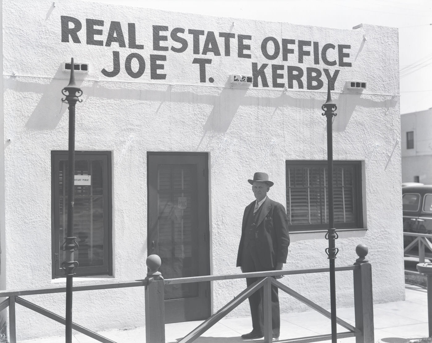 #29 Joe Kerby Real Estate Office Exterior, 1941