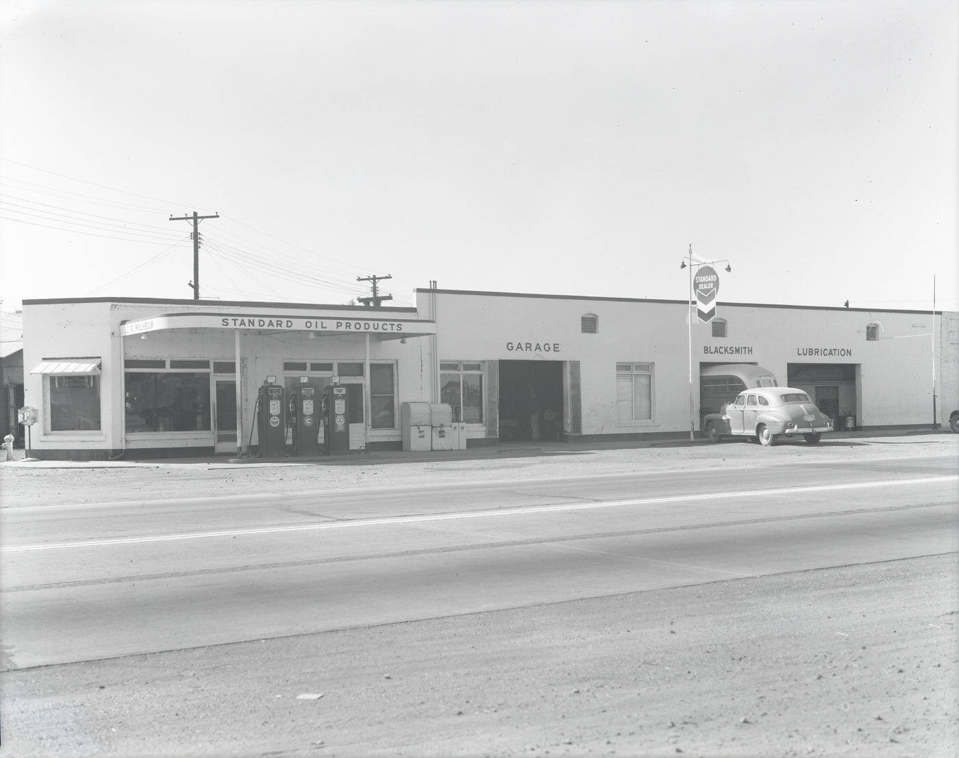 #33 Standard Oil Co. Service Station Exterior, 1943