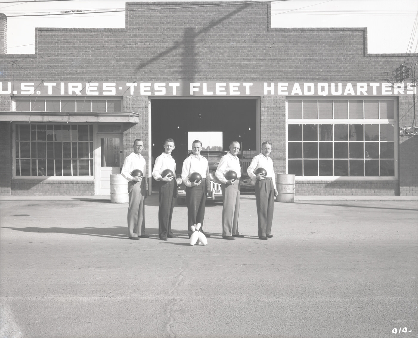 #6 U.S. Tires Test Fleet Headquarters Building and Employees, 1943