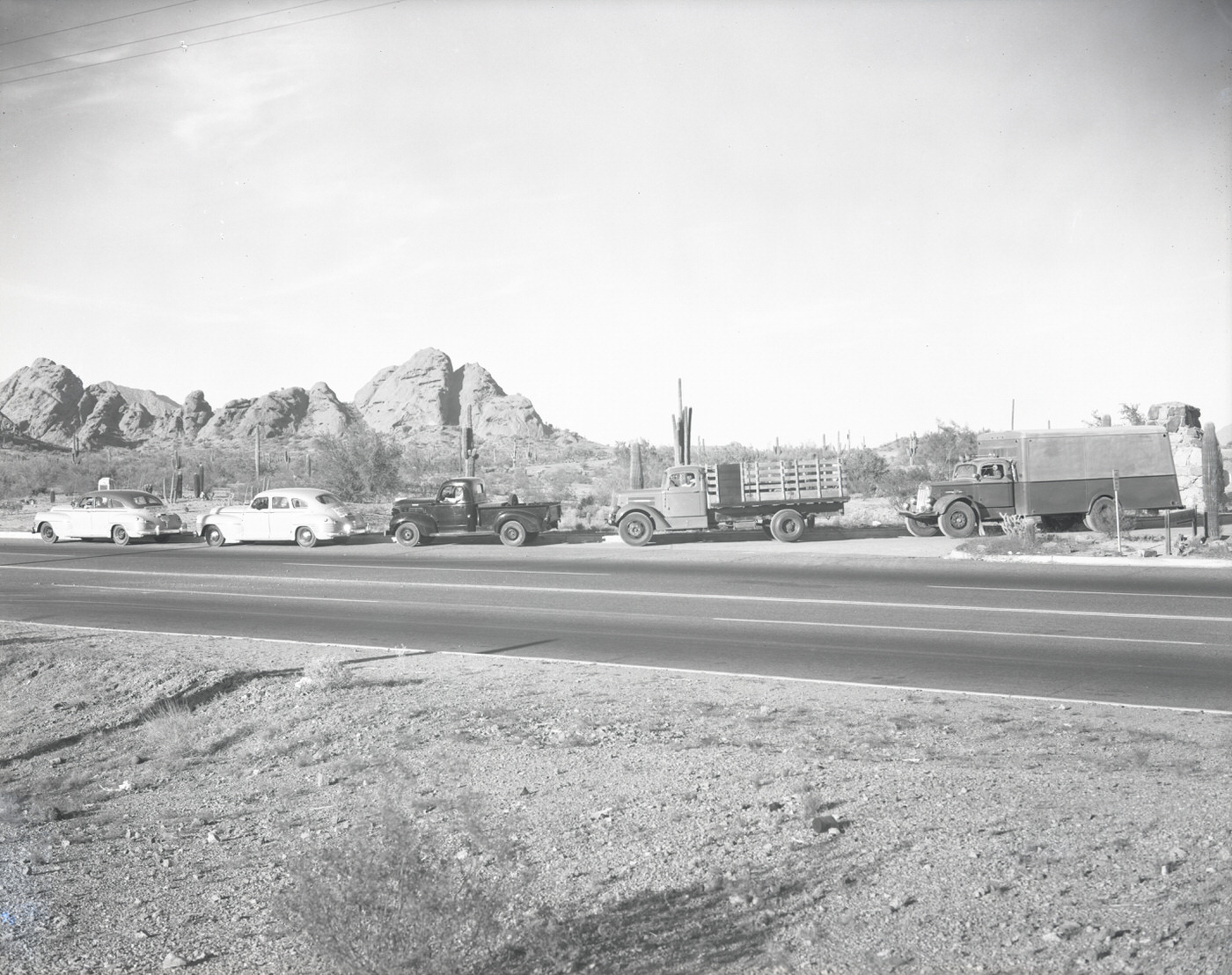 #11 Gates Rubber Co. Test Fleet in Papago Park, 1943