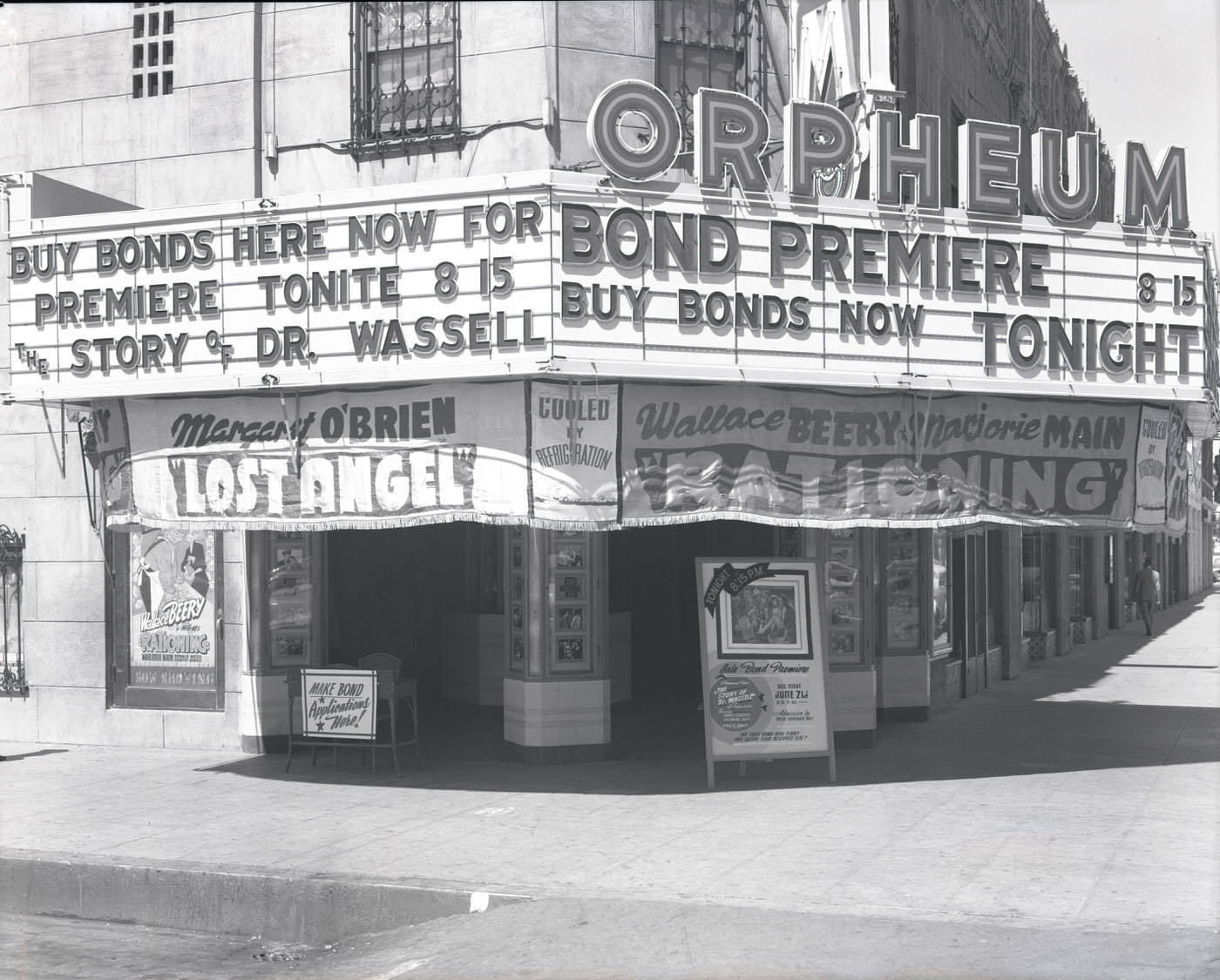 #36 Orpheum Theatre Marquee, 1944