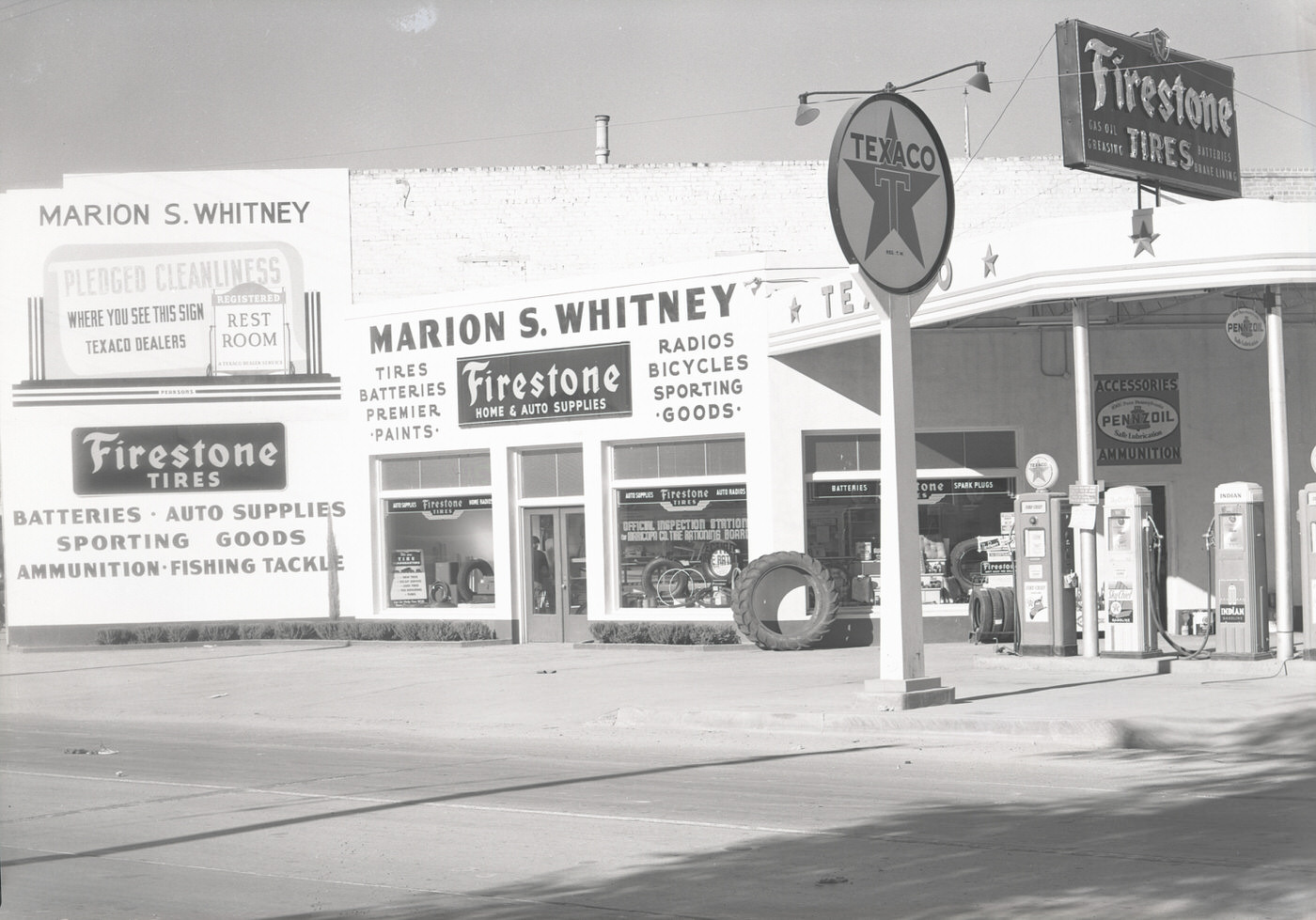 #65 Marion S. Whitney Texaco Station Exterior, 1944