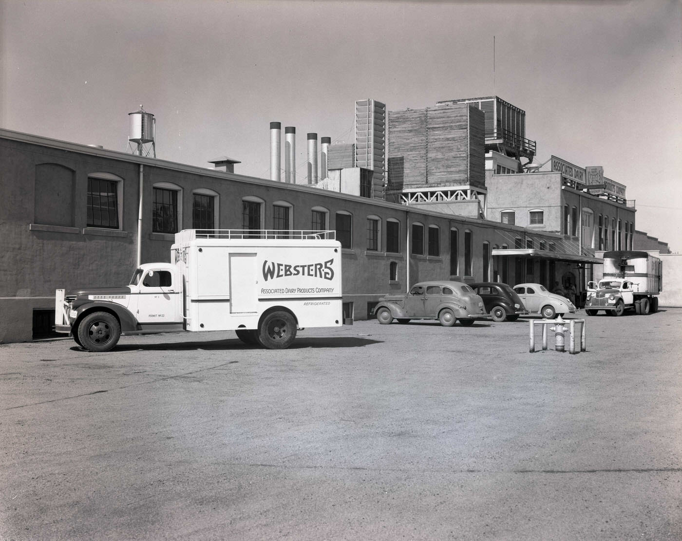 #19 Associated Dairy Products Building and Truck, 1945