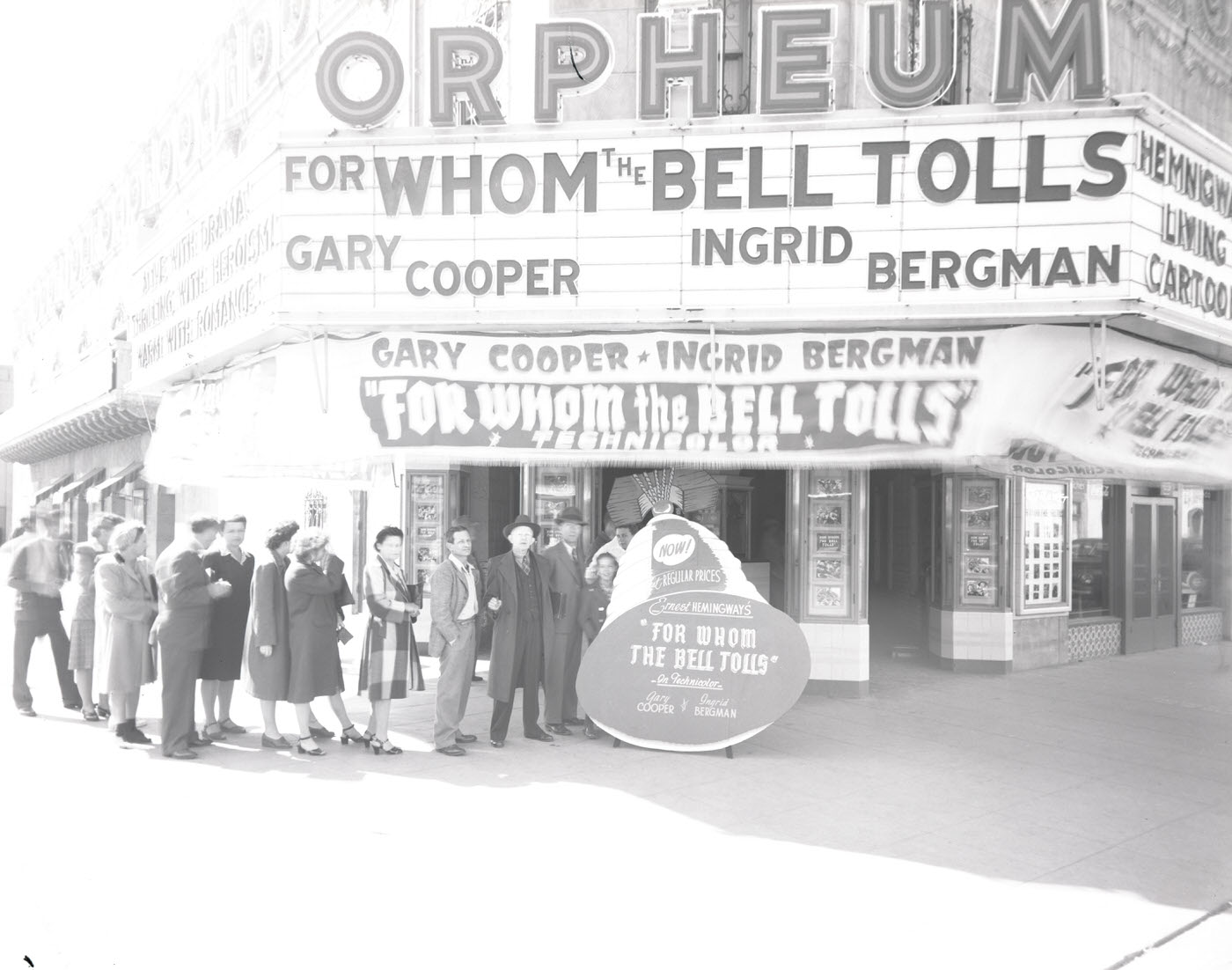 #42 Orpheum Theatre Exterior, 1945