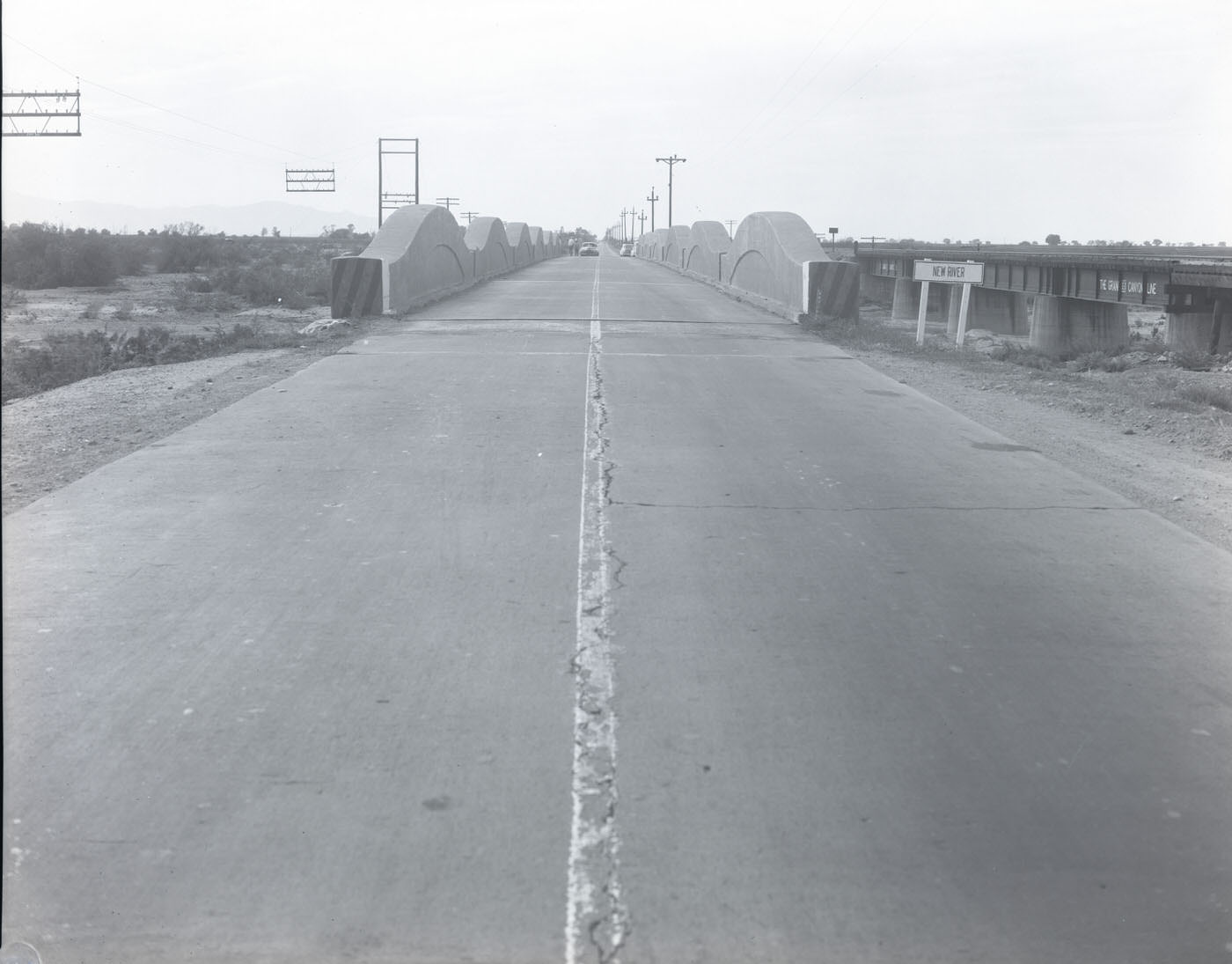 #1 Bridge Marked “New River”, 1945