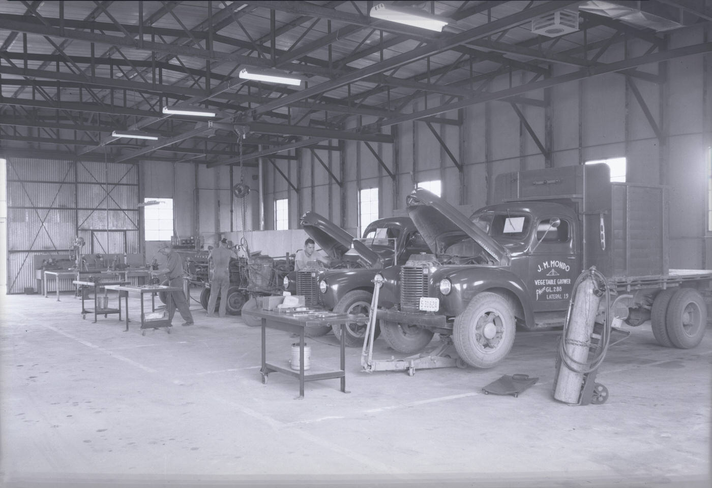 #42 Tractors in O. S. Stapley Co.’s Glendale Shop, 1946