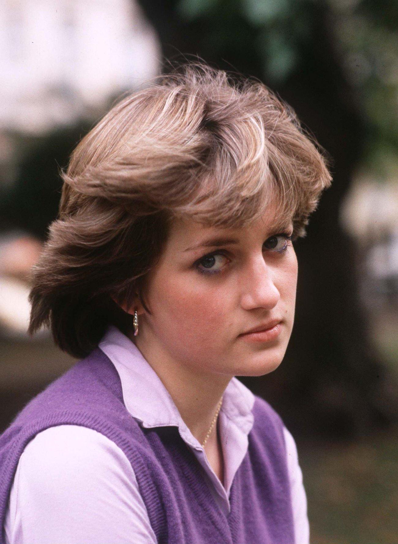 #2 Teenager Lady Diana Spencer, Looking Pensive and Shy, Aged 19 at the Young England Kindergarden Nursery School.